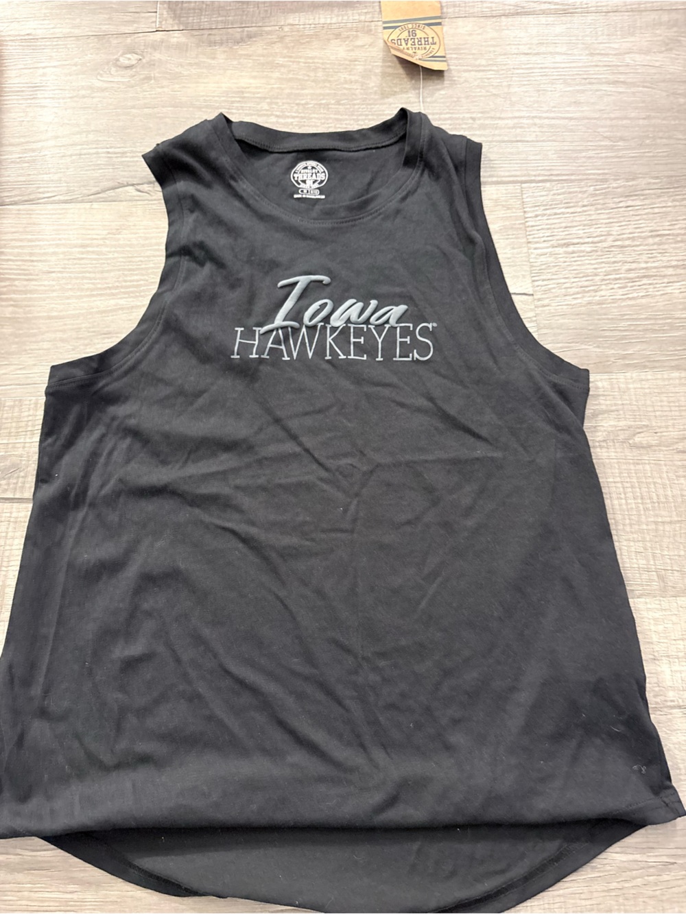 NCAA Iowa Hawkeyes Women's Boxy Tank Top M